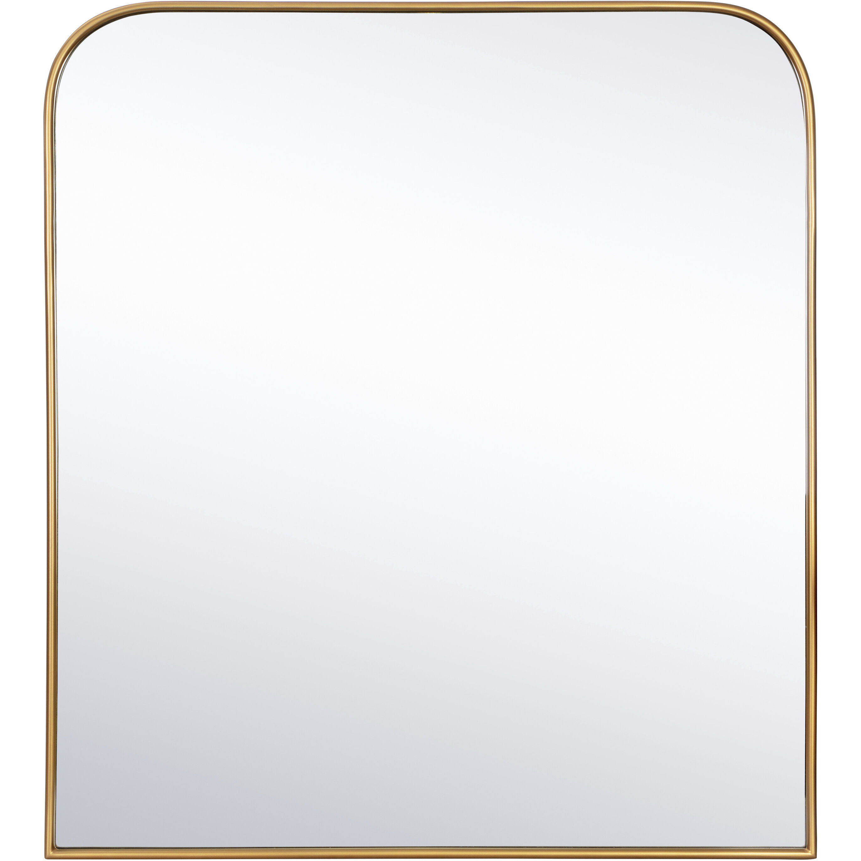 Calabasas 40 X 36 inch Brass Wall Mirror